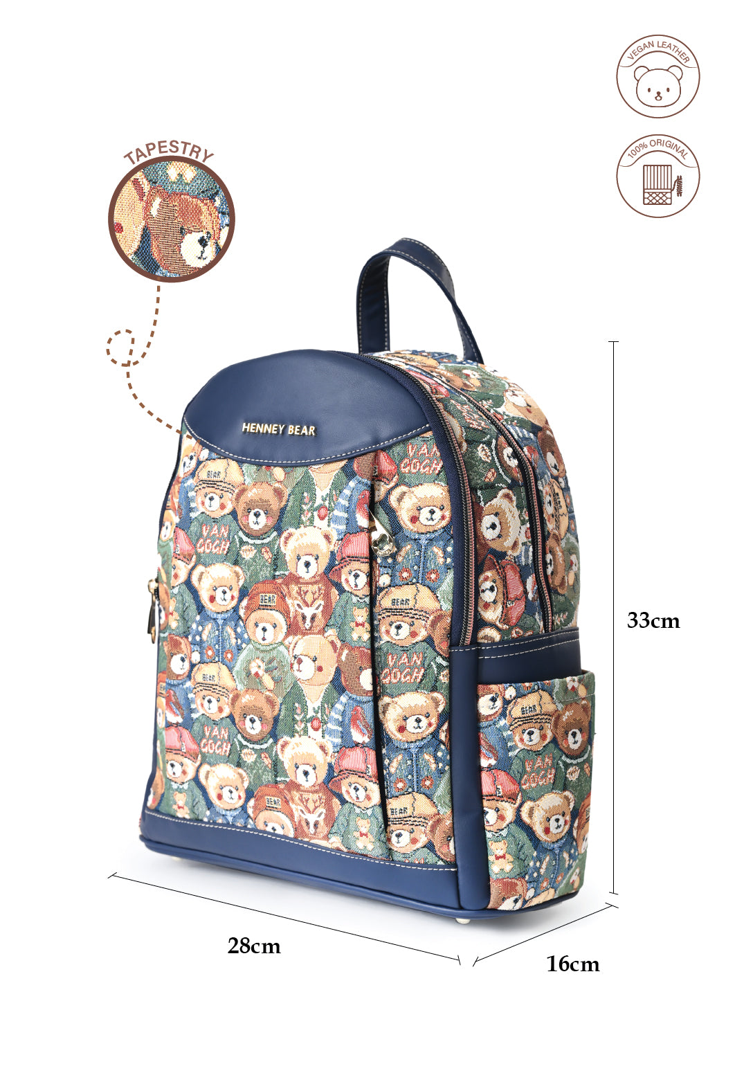 Green Bear Backpack
