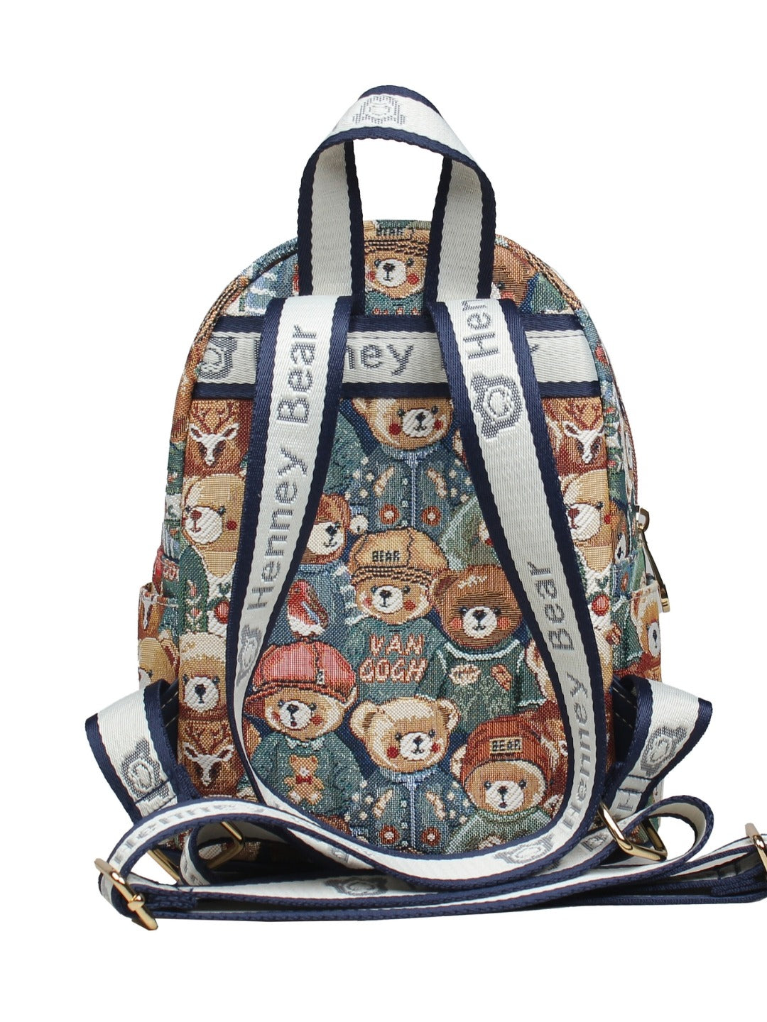 Green Bear Compact / Mini Travel Backpack