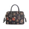 crown bear top handle bag handbag for women