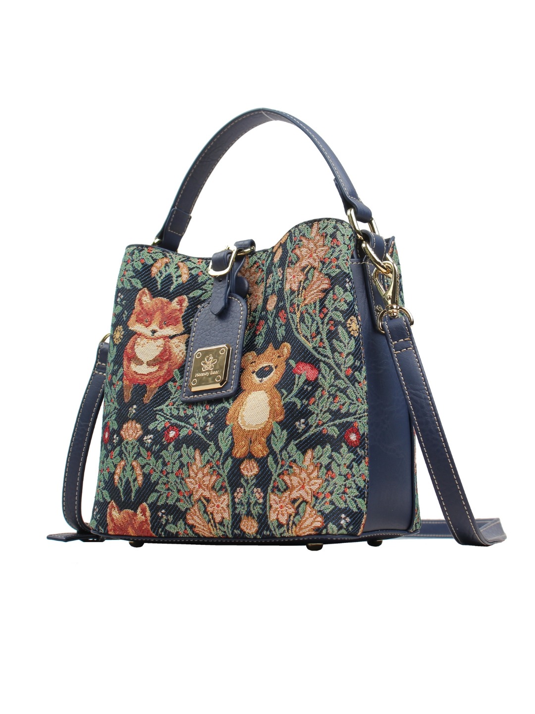 Henney Bear Tapestry Handbags India
