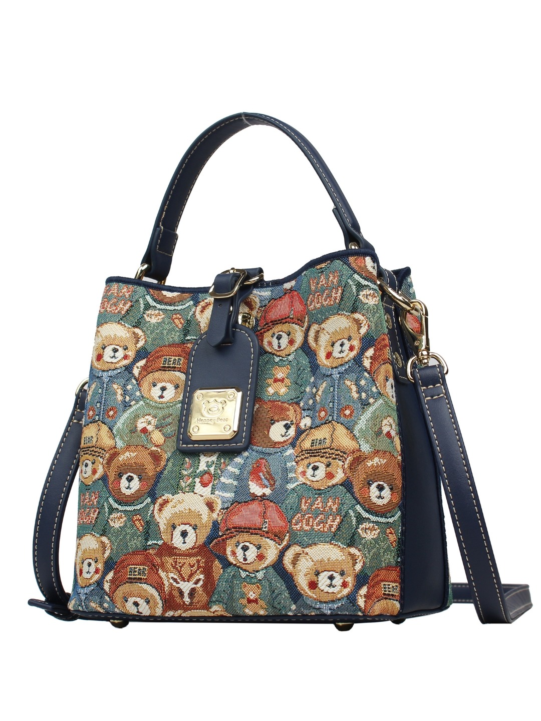 Henney Bear Tapestry Handbags India