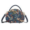 henney bear blue hummingbird tapestry sling bags for women