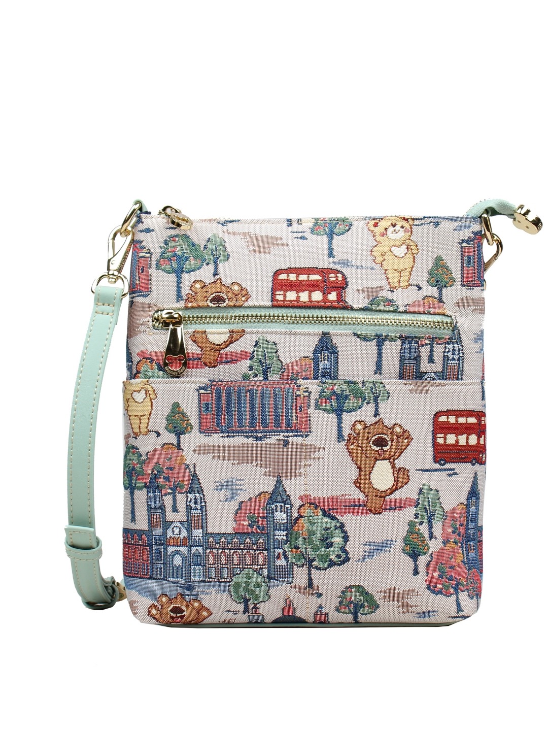 SHOULDER BAG TAPESTRY HENNEY BEAR