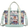 henney bear shoulder bag tapestry art handbag