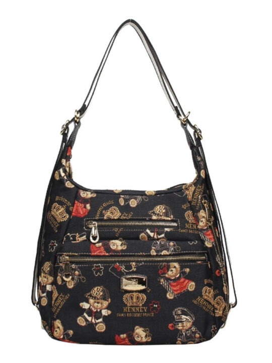 tapestry art hobo bag shoulder bag henney bear