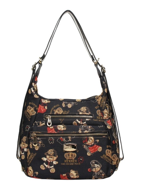 tapestry art hobo bag shoulder bag henney bear