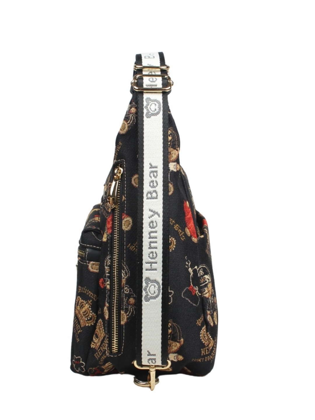 Crown Bear Shoulder Bag/ Hobo (H-1166-SB-Crb)