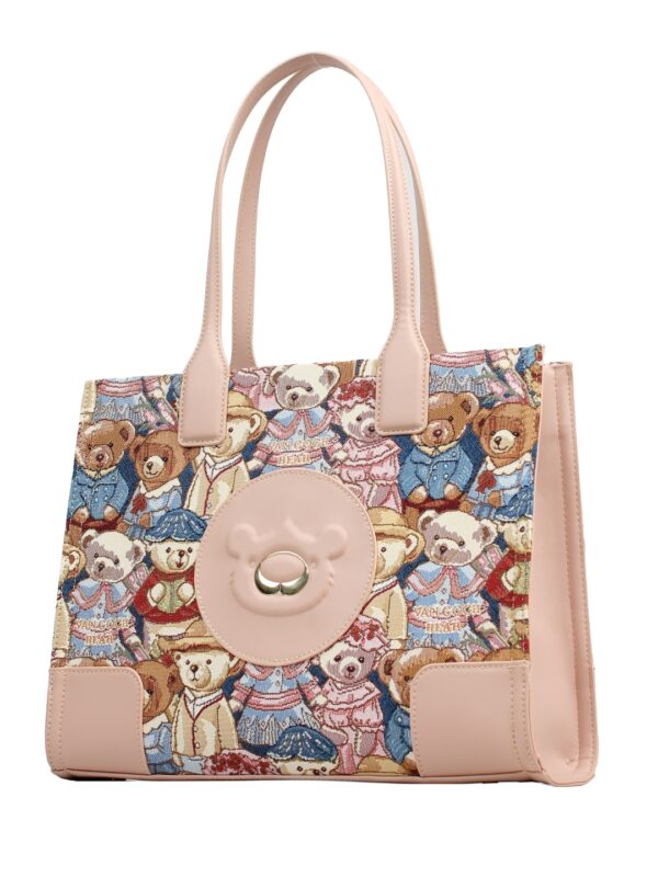 henney bear green bear tapestry bag shoulder bag