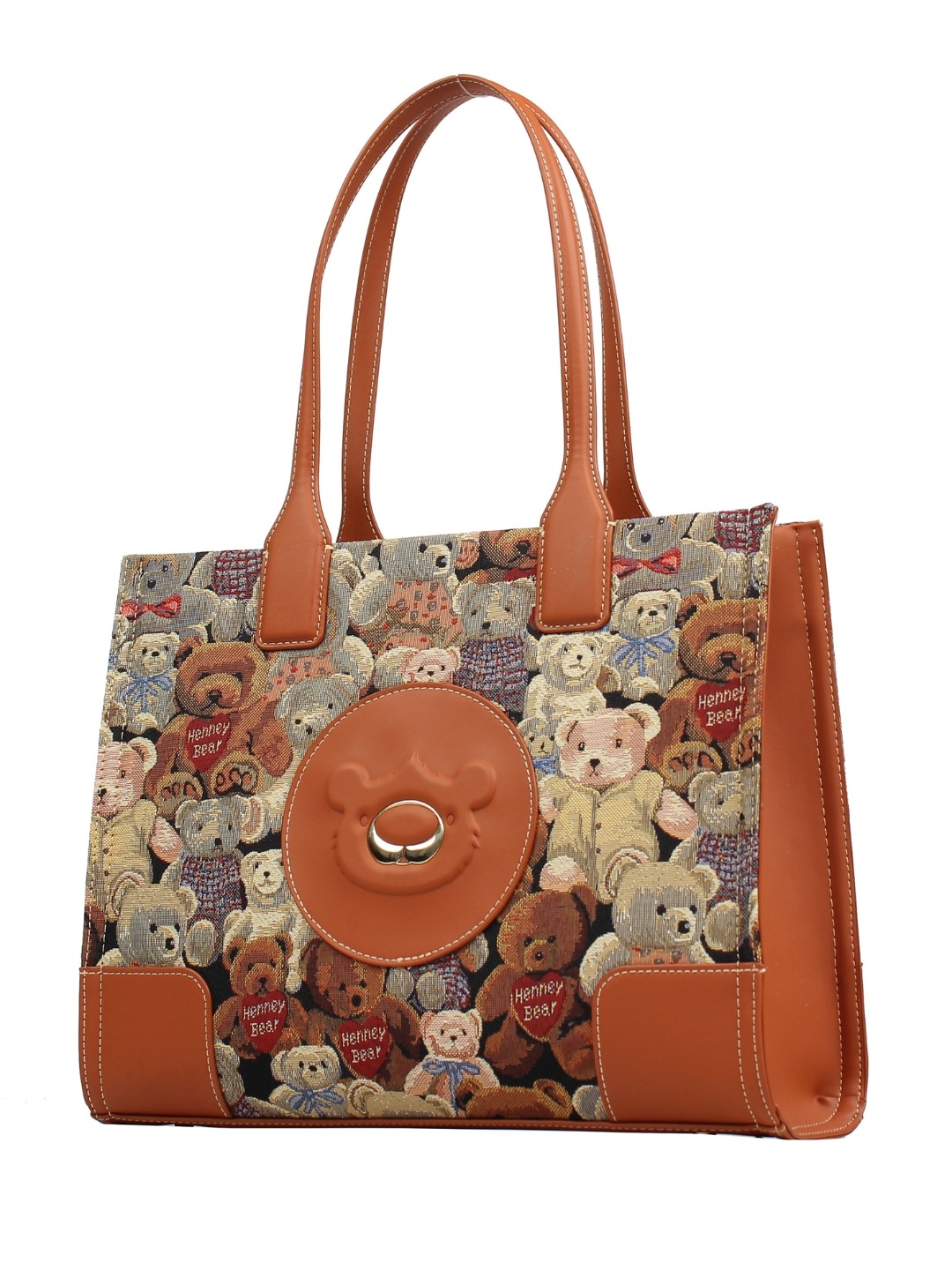 Henney Bear Tapestry Handbags India