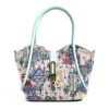 henney bear tapestry handbag that features London's iconic landmarks