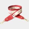 henney bear long shoulder strap in red colour.