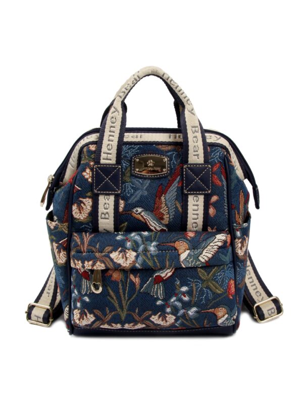 Henney Bear tapestry backpack