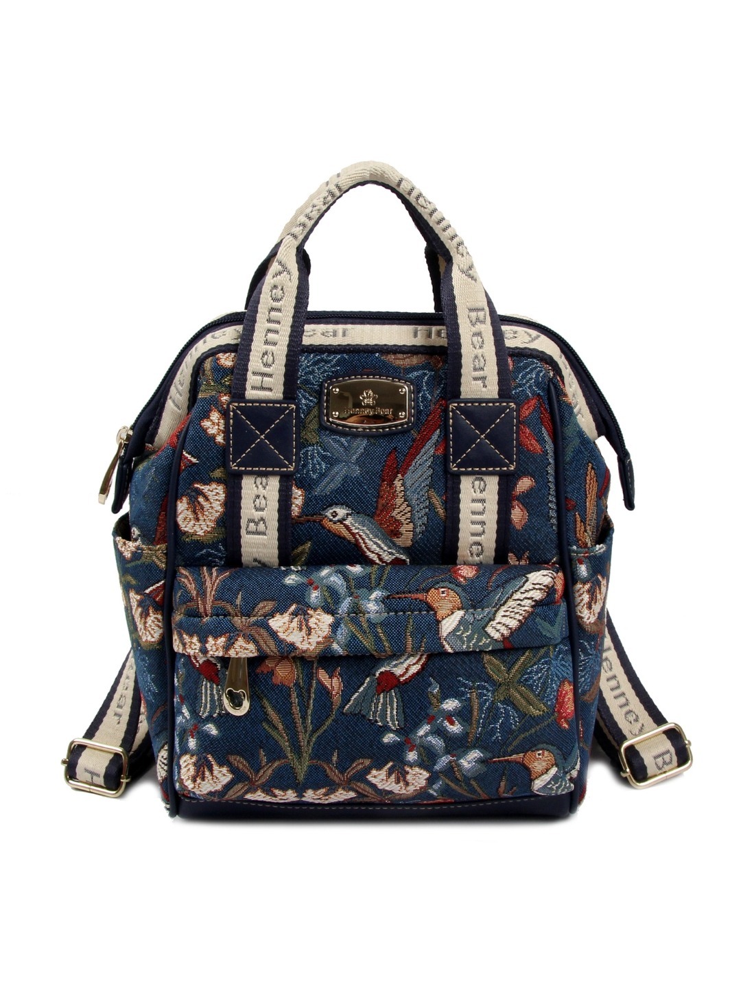 Henney Bear tapestry backpack