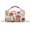 henney bear purse tapestry design