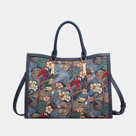 crown bear henney bear mini tote bags for women tapestry handbag