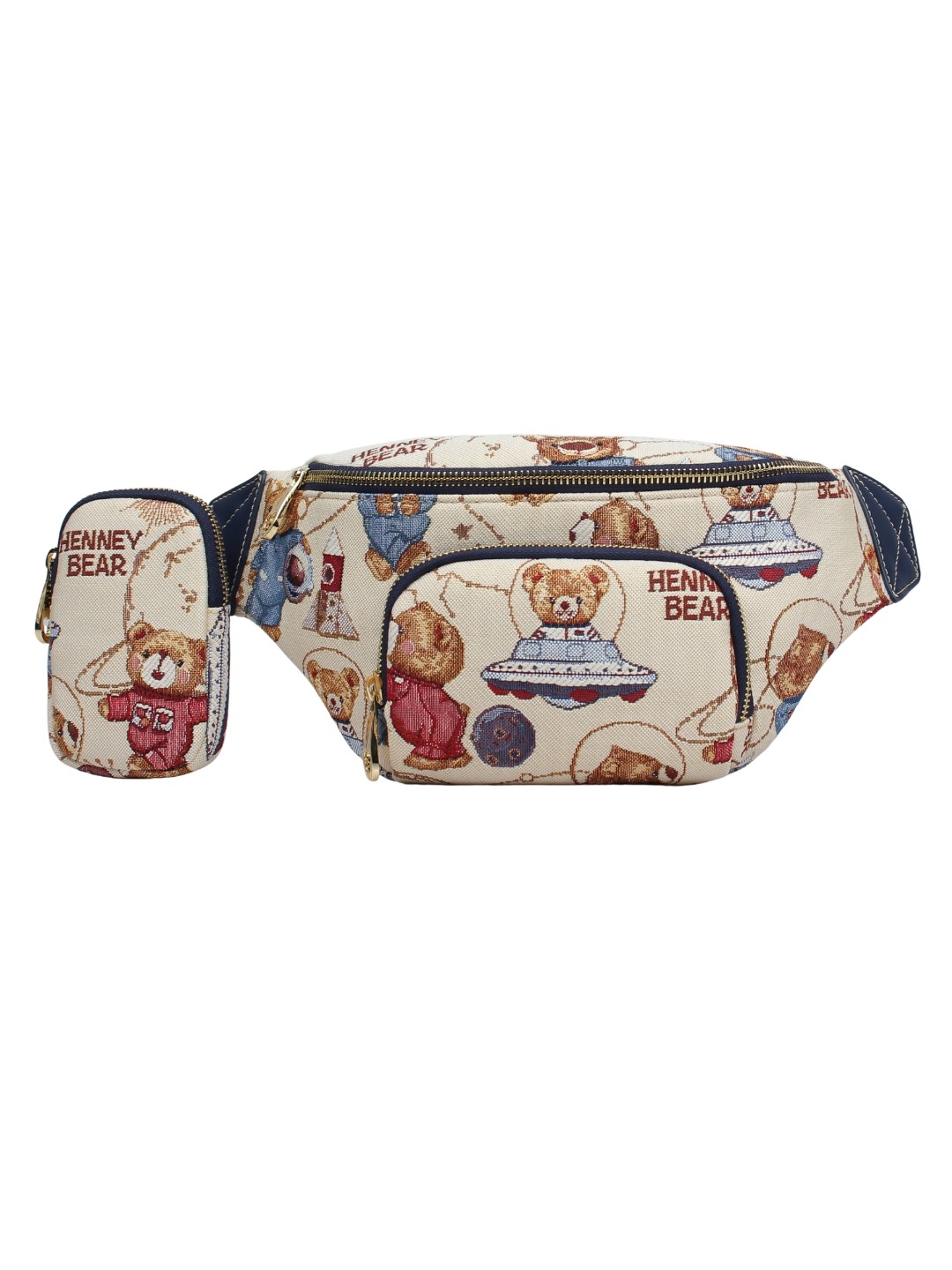 Henney Bear Tapestry Handbags India