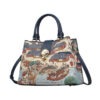 henney bear tapestry handbag
