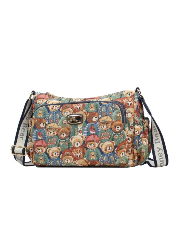 CROSSBODY BAG TAPESTRY HENNEY BEAR