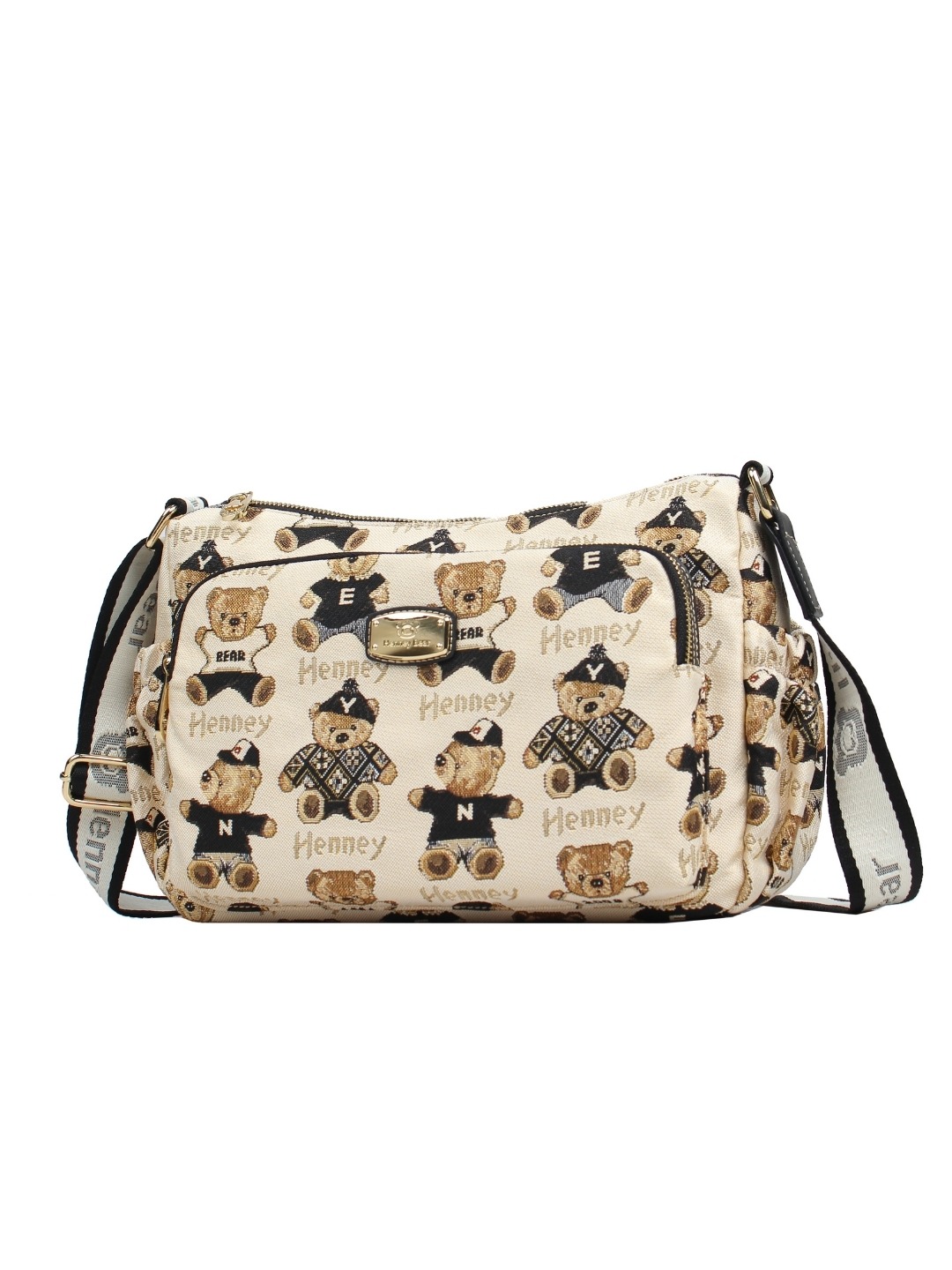 CROSSBODY BAG TAPESTRY HENNEY BEAR