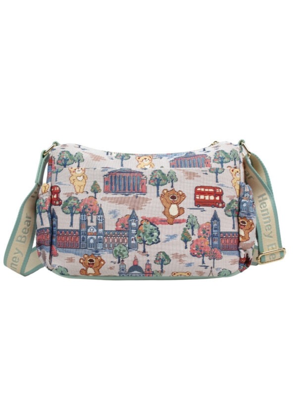 CROSSBODY BAG TAPESTRY HENNEY BEAR