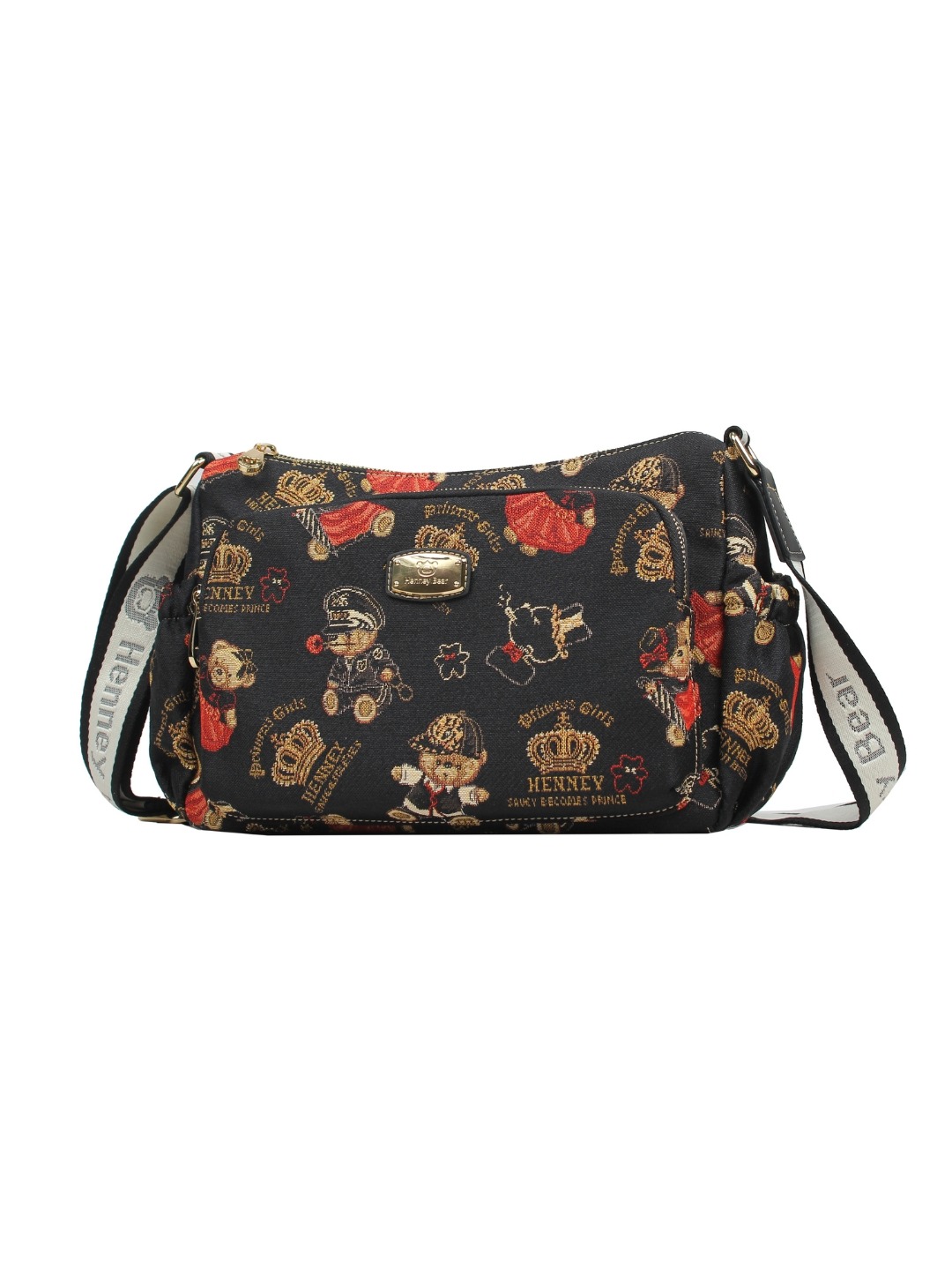 CROSSBODY BAG TAPESTRY HENNEY BEAR
