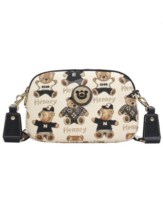 CROSSBODY BAG TAPESTRY HENNEY BEAR