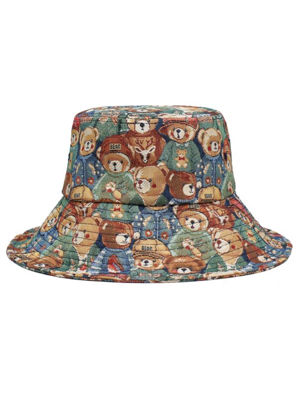 bucket hat tapestry henney bear