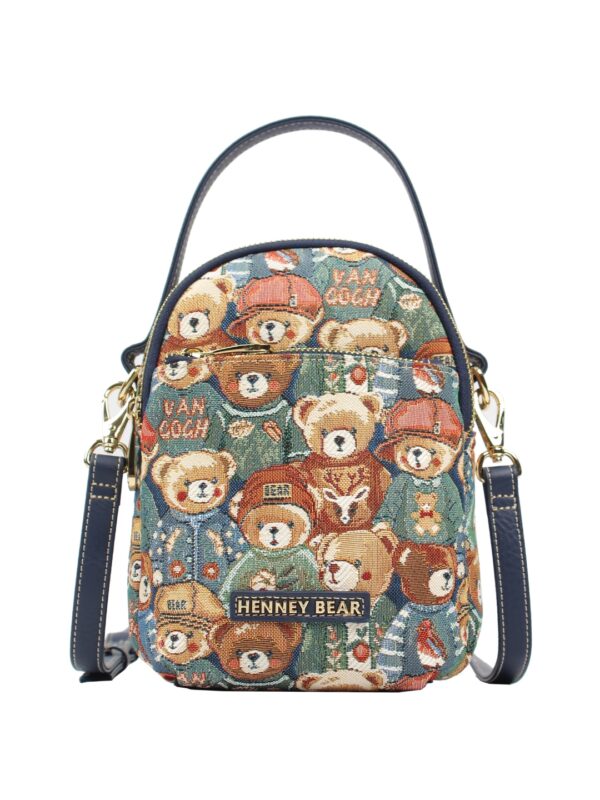 CROSSBODY BAG TAPESTRY HENNEY BEAR