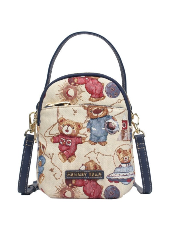 CROSSBODY BAG TAPESTRY HENNEY BEAR