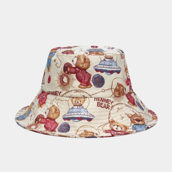 Henney Bear bucket hat/unisex hat for men hat for women