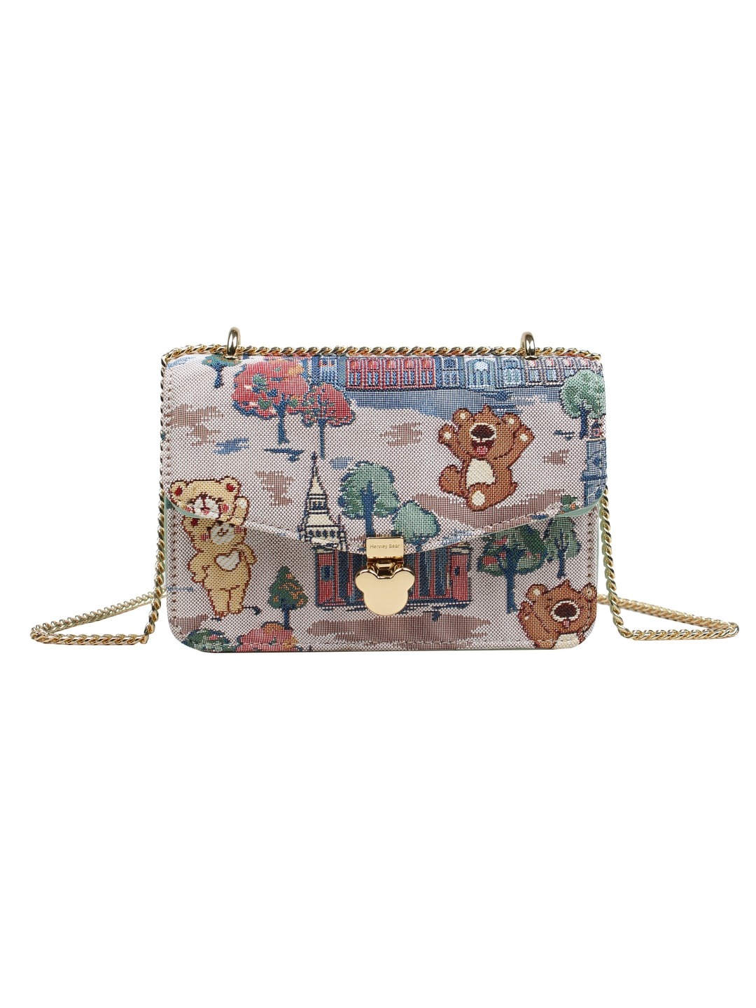 henney bear crossbody bag party bag sling bag