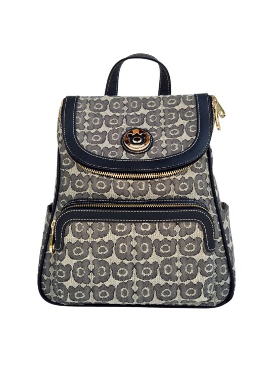 black bear tapestry backpack henney bear fabric made