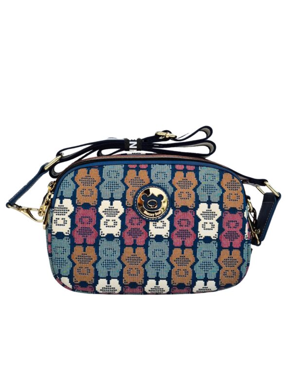 brick bear tapestry crossnody bag box bag henney bear